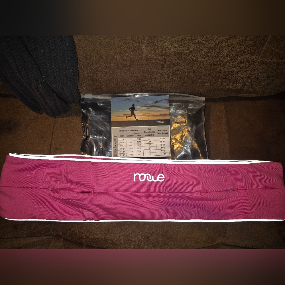 Nonwe Runners Waist Fitness Workout FLIP Belt Size XL Pink